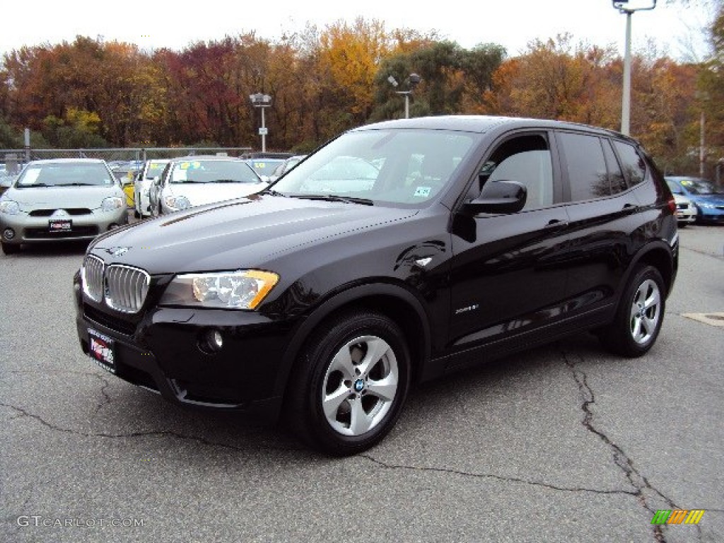Jet Black 2011 BMW X3 xDrive 28i Exterior Photo #73004434
