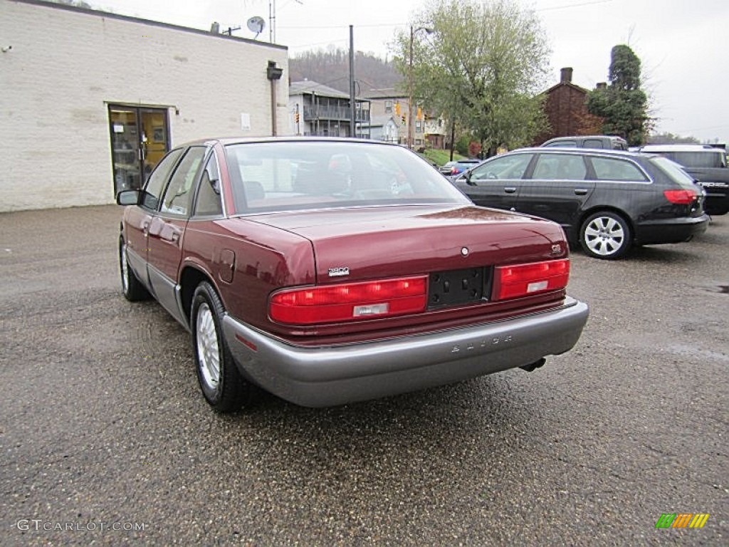 Medium Garnet Red Metallic 1996 Buick Regal Gran Sport Sedan Exterior Photo #73004566