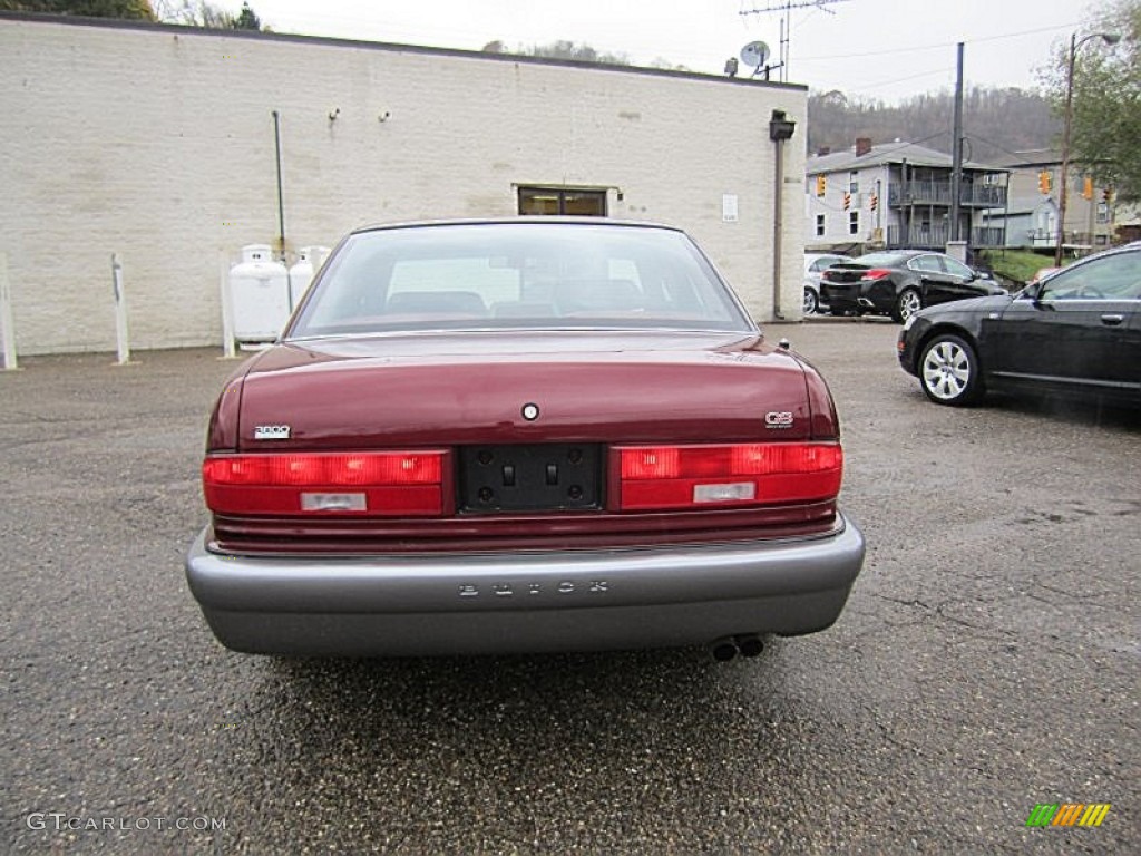 1996 Regal Gran Sport Sedan - Medium Garnet Red Metallic / Red photo #5