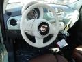 Marrone/Avorio (Brown/Ivory) Dashboard Photo for 2013 Fiat 500 #73004674
