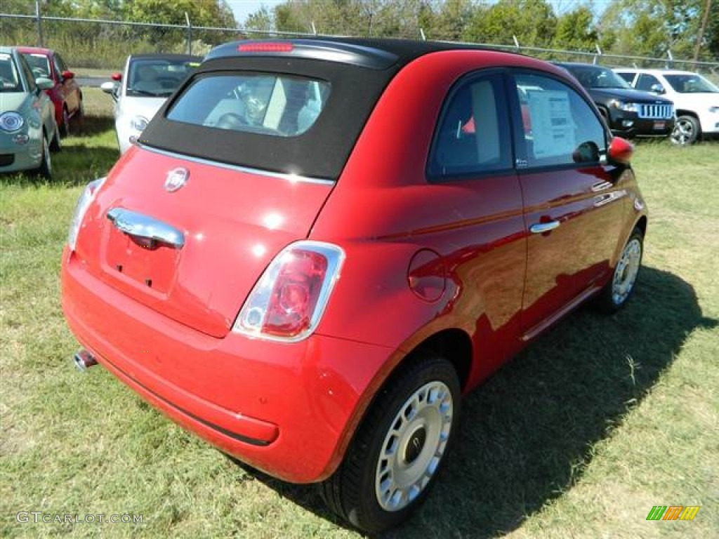 Rosso (Red) 2013 Fiat 500 c cabrio Pop Exterior Photo #73004829