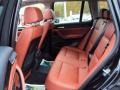 2011 BMW X3 Chestnut Nevada Leather Interior Rear Seat Photo
