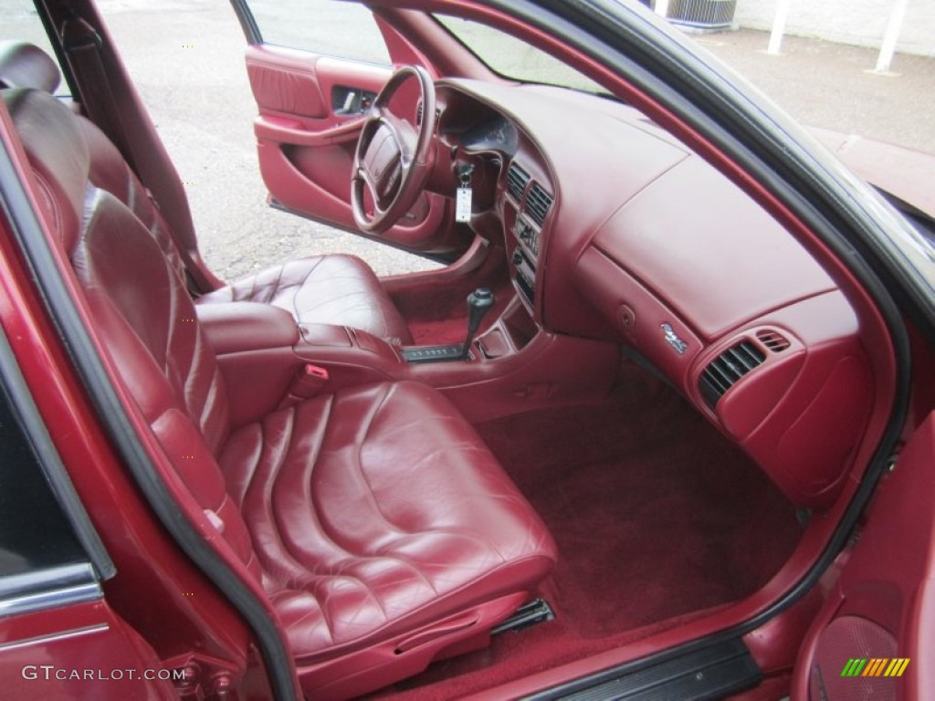 Red Interior 1996 Buick Regal Gran Sport Sedan Photo #73004962