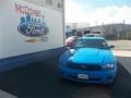 2012 Grabber Blue Ford Mustang V6 Coupe  photo #2