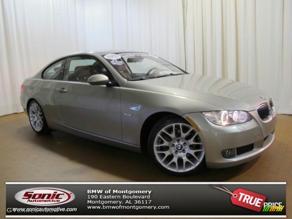 2009 3 Series 328i Coupe - Platinum Bronze Metallic / Saddle Brown Dakota Leather photo #1