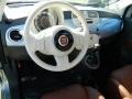 Marrone/Avorio (Brown/Ivory) Dashboard Photo for 2013 Fiat 500 #73005925