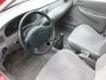 Medium Graphite 1999 Ford Escort SE Wagon Interior Color