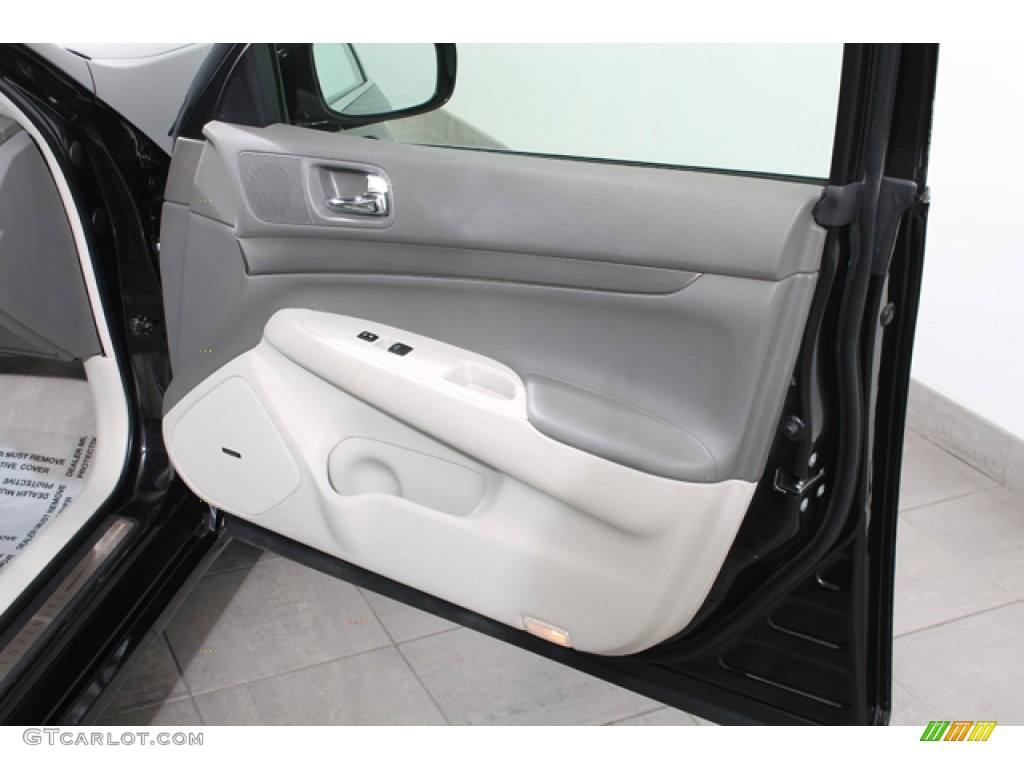 2012 Infiniti G 37 x AWD Sedan Graphite Door Panel Photo #73005967