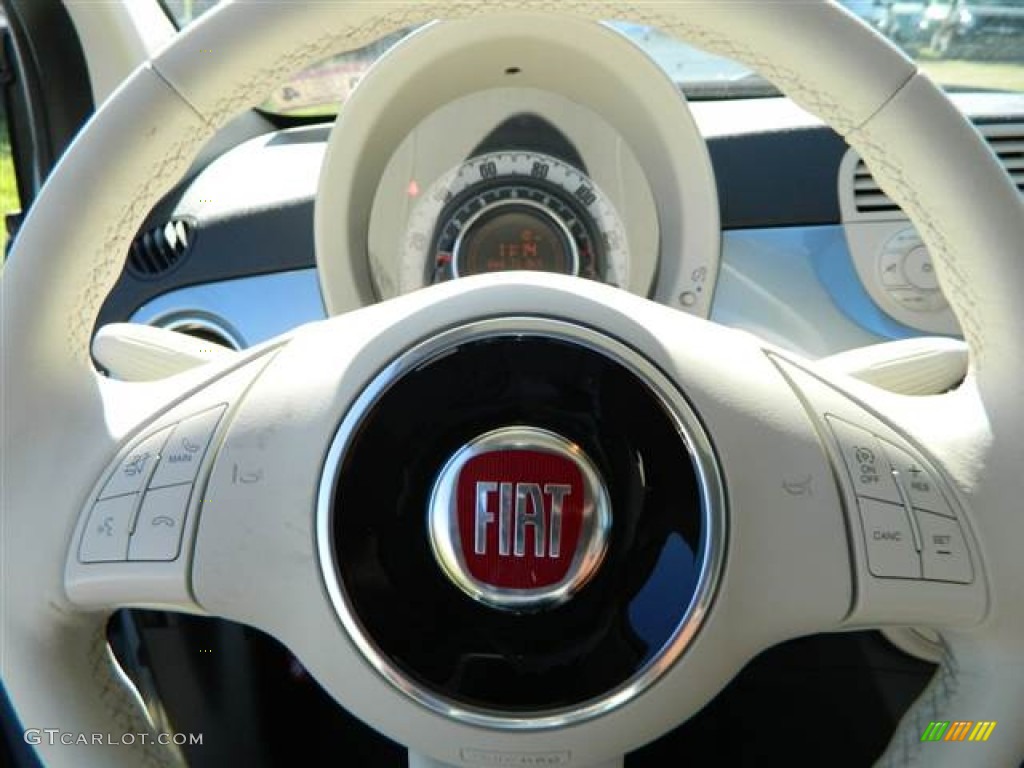 2013 Fiat 500 Lounge Steering Wheel Photos