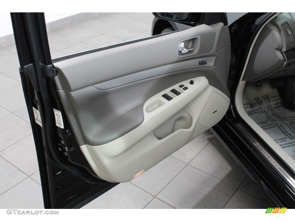 2012 Infiniti G 37 x AWD Sedan Graphite Door Panel Photo #73006045