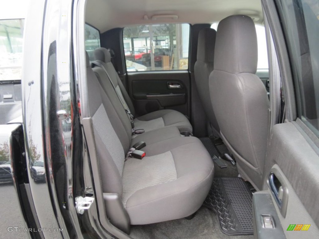 Ebony Interior 2012 Chevrolet Colorado LT Crew Cab Photo #73006102
