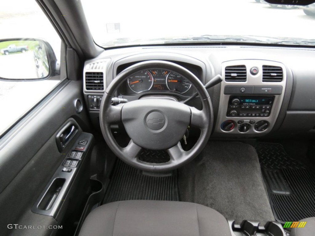 2012 Chevrolet Colorado LT Crew Cab Ebony Dashboard Photo #73006198