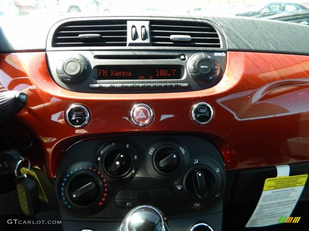 2013 Fiat 500 Sport Controls Photo #73006832
