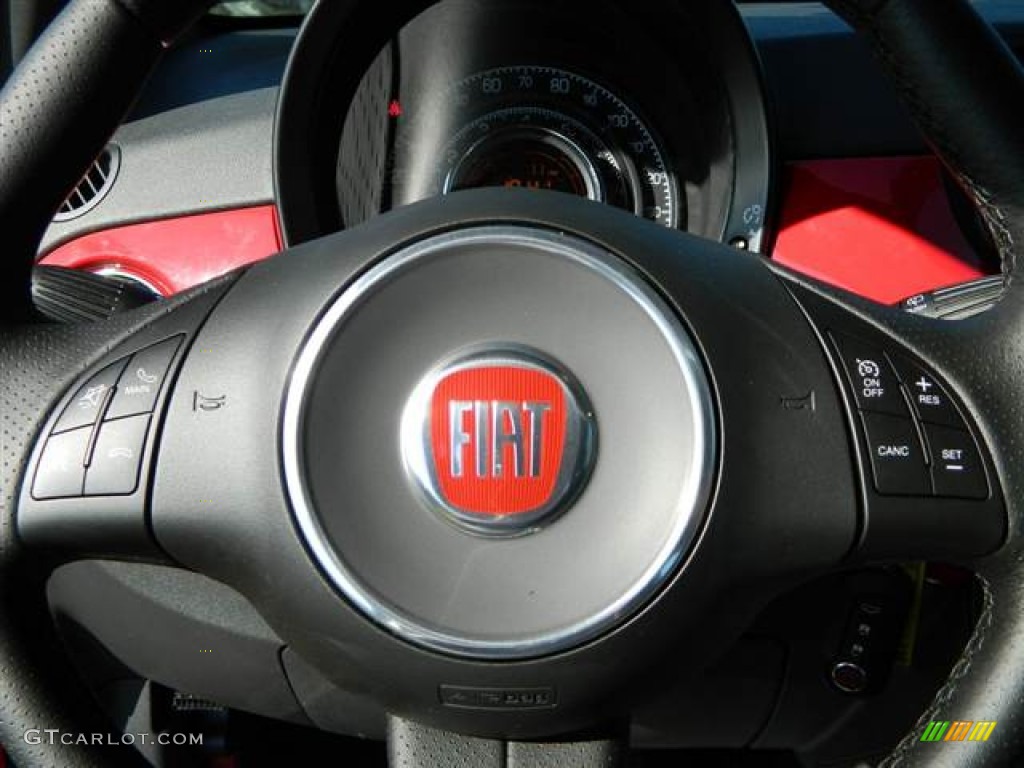 2013 Fiat 500 Sport Controls Photo #73007032