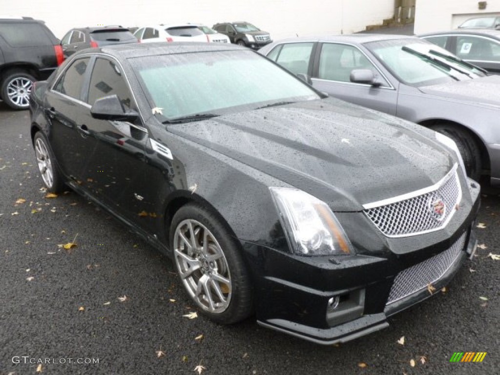 2009 CTS -V Sedan - Black Raven / Ebony photo #1