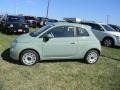 2013 Verde Chiaro (Light Green) Fiat 500 Pop  photo #2