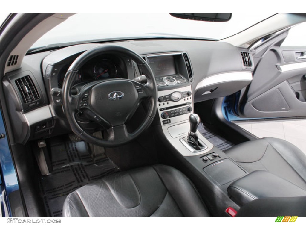 Graphite Interior 2009 Infiniti G 37 x Coupe Photo #73008880