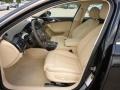 2013 Audi A6 Velvet Beige Interior Prime Interior Photo