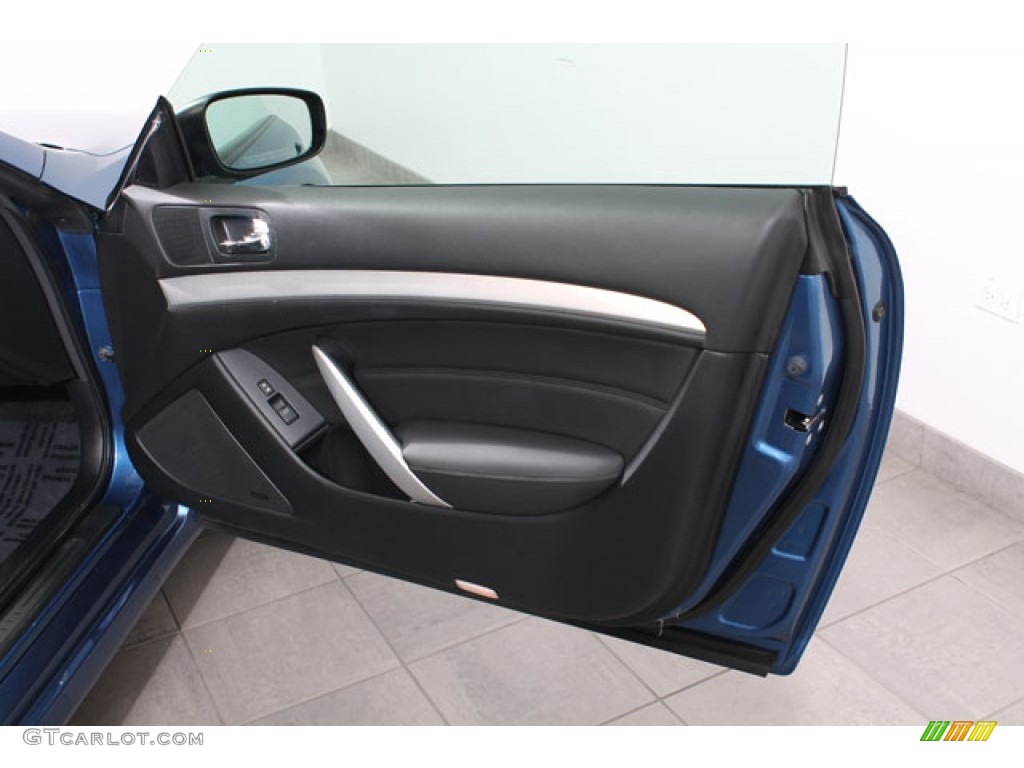 2009 Infiniti G 37 x Coupe Graphite Door Panel Photo #73009036