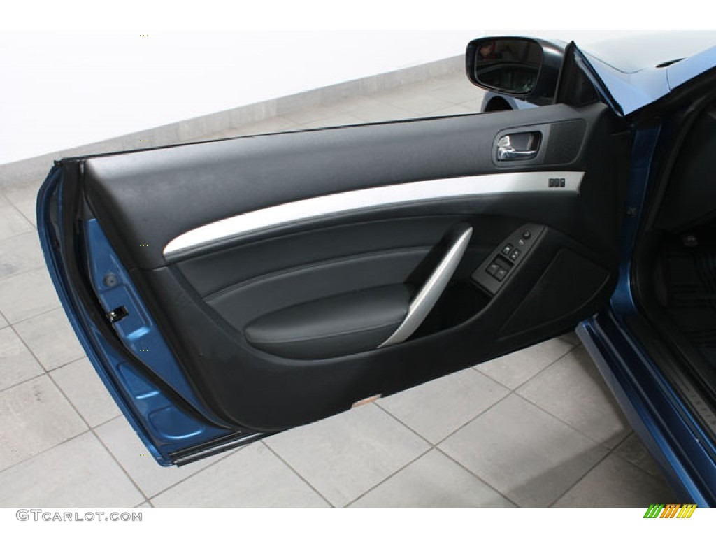 2009 Infiniti G 37 x Coupe Graphite Door Panel Photo #73009058