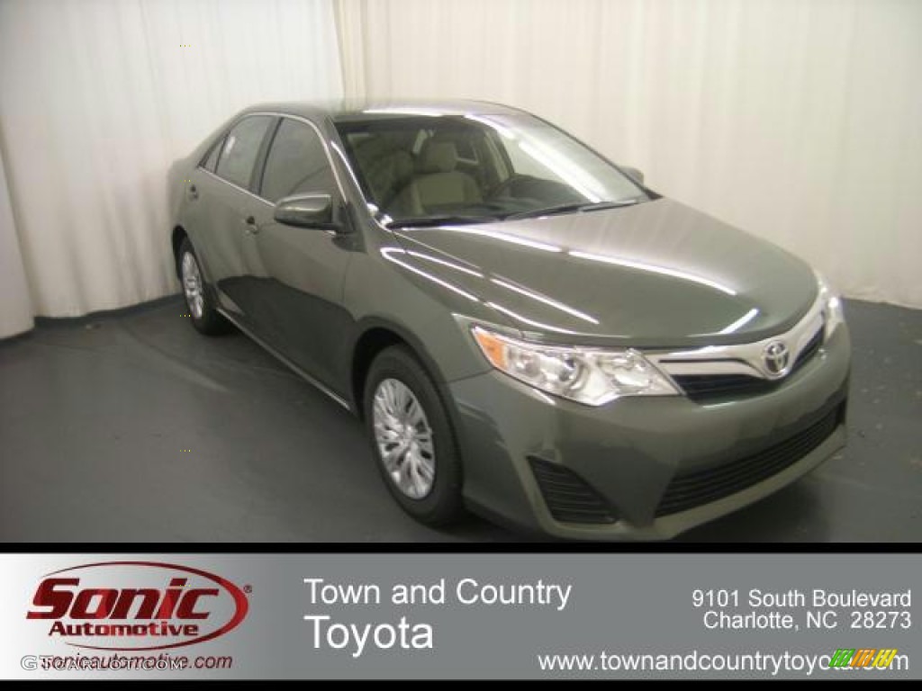 2012 Camry LE - Cypress Green Pearl / Ivory photo #1