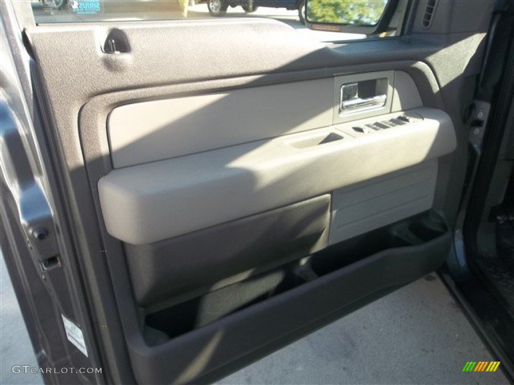 2010 F150 XLT SuperCab - Sterling Grey Metallic / Medium Stone photo #11