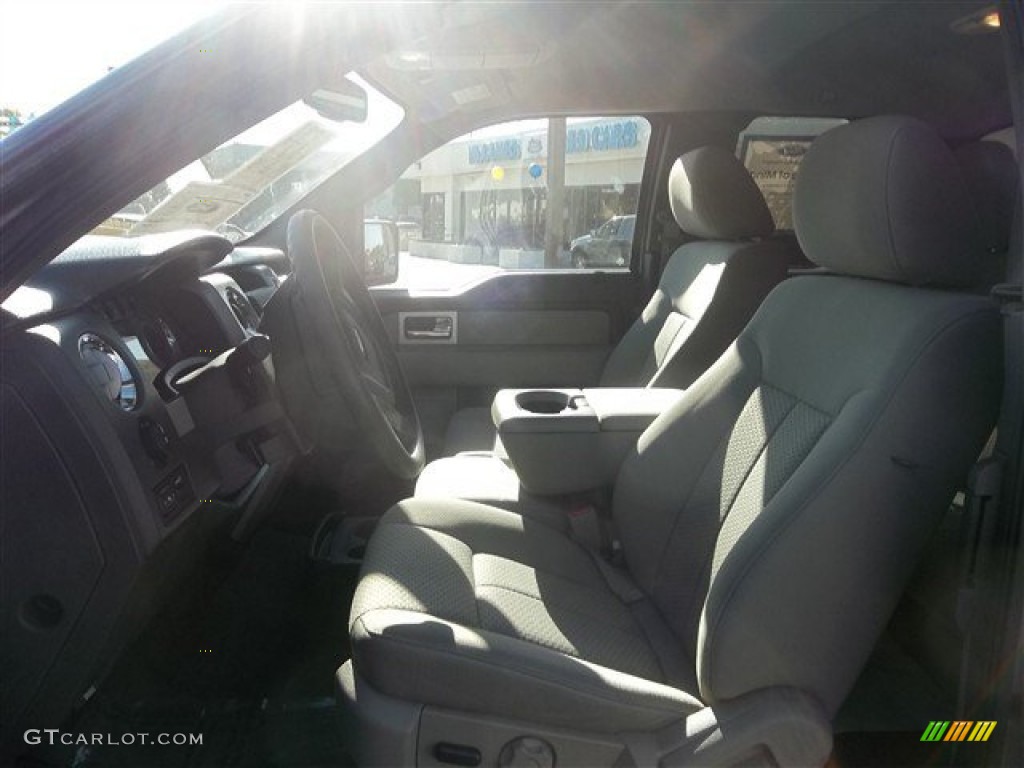 2010 F150 XLT SuperCab - Sterling Grey Metallic / Medium Stone photo #12