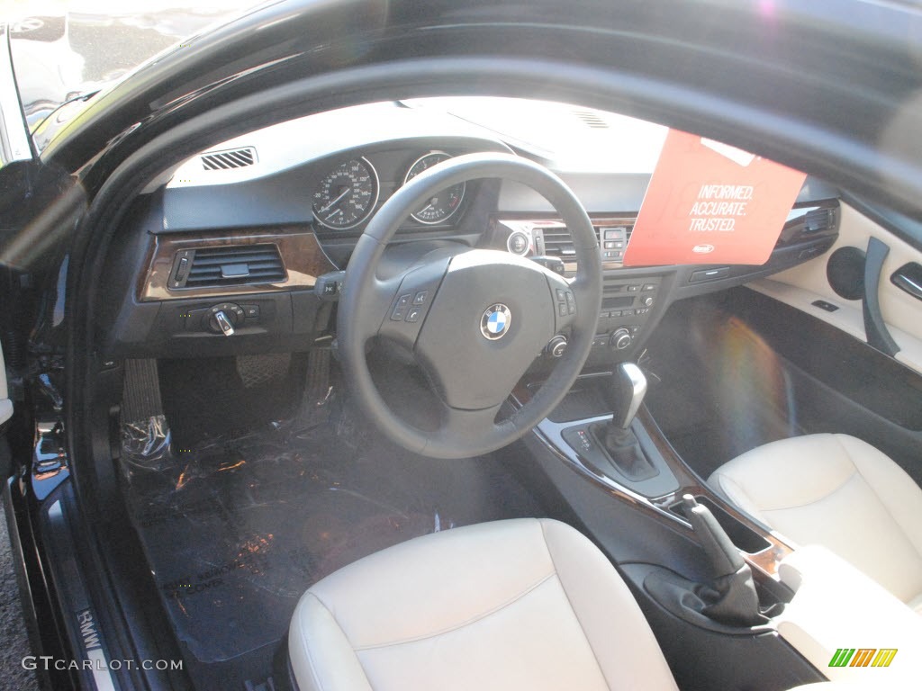 2010 3 Series 328i Sedan - Jet Black / Oyster/Black Dakota Leather photo #15