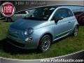 2013 Luce Blu (Light Blue) Fiat 500 Lounge  photo #1