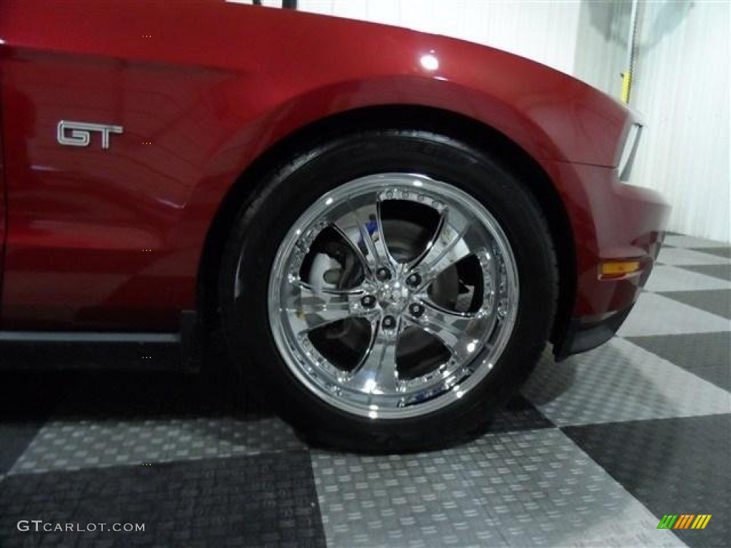 2010 Ford Mustang GT Premium Coupe Custom Wheels Photo #73011019