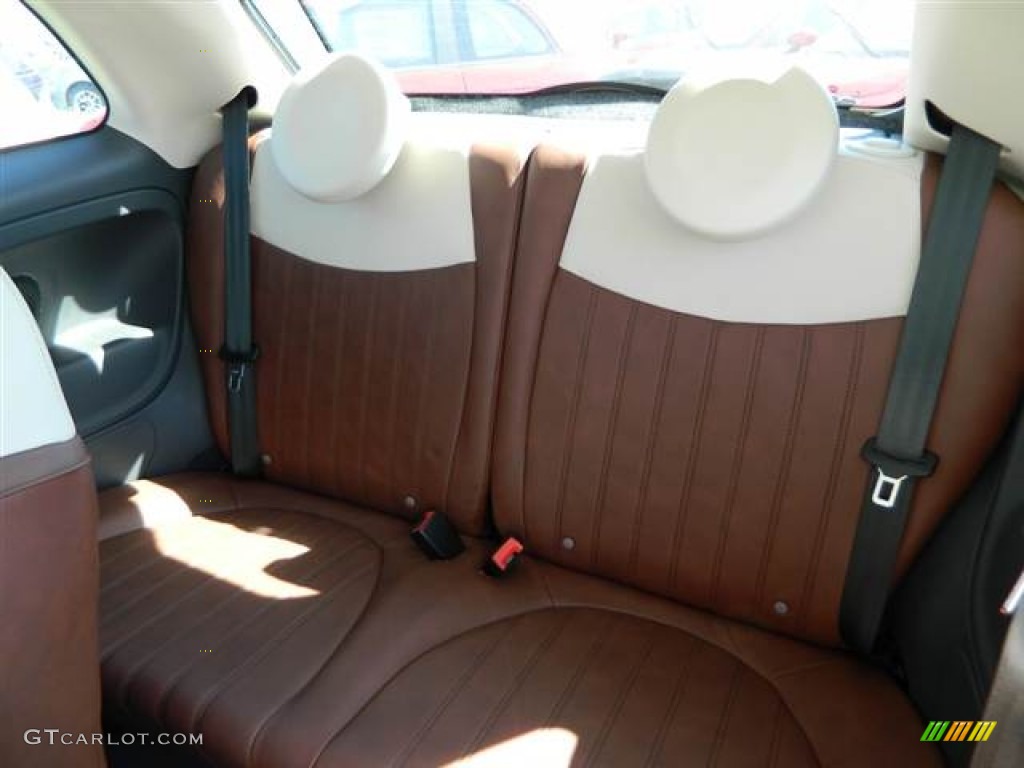 2013 Fiat 500 Lounge Rear Seat Photo #73011052