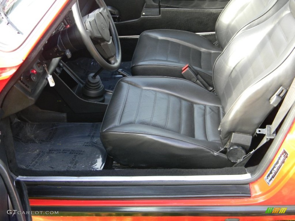 Black Interior 1984 Porsche 911 Carrera Coupe Photo #73011134