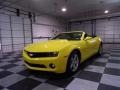 2012 Rally Yellow Chevrolet Camaro LT Convertible  photo #3