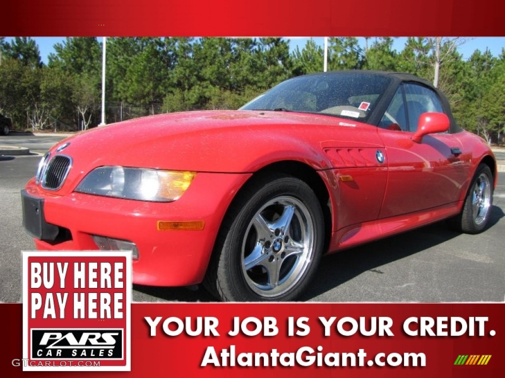 1997 Z3 1.9 Roadster - Bright Red / Beige photo #1