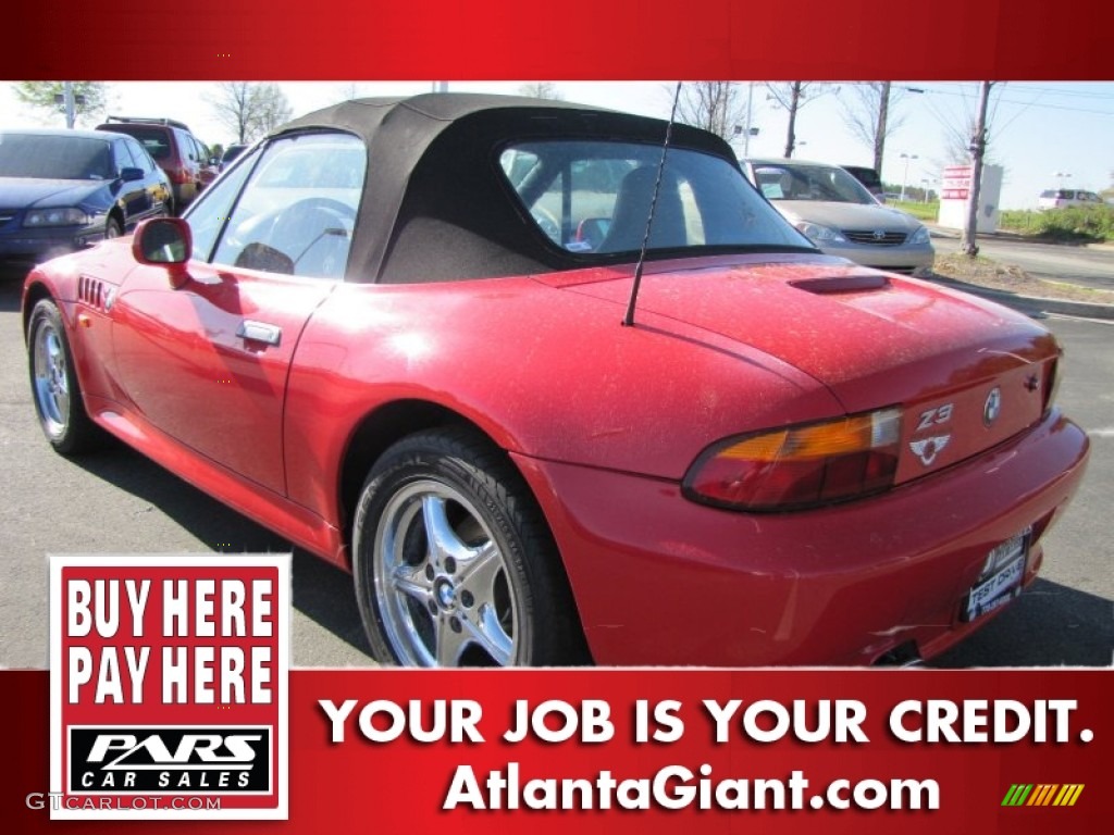 1997 Z3 1.9 Roadster - Bright Red / Beige photo #2