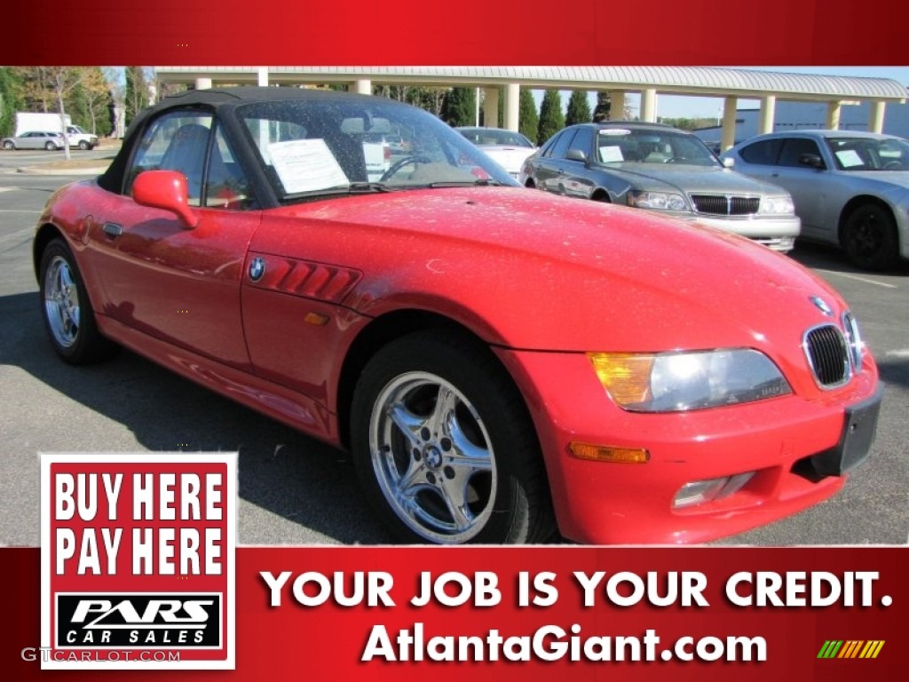 1997 Z3 1.9 Roadster - Bright Red / Beige photo #4