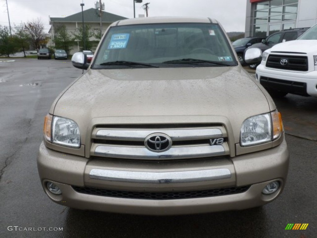 2004 Tundra SR5 Access Cab 4x4 - Desert Sand Mica / Oak photo #2