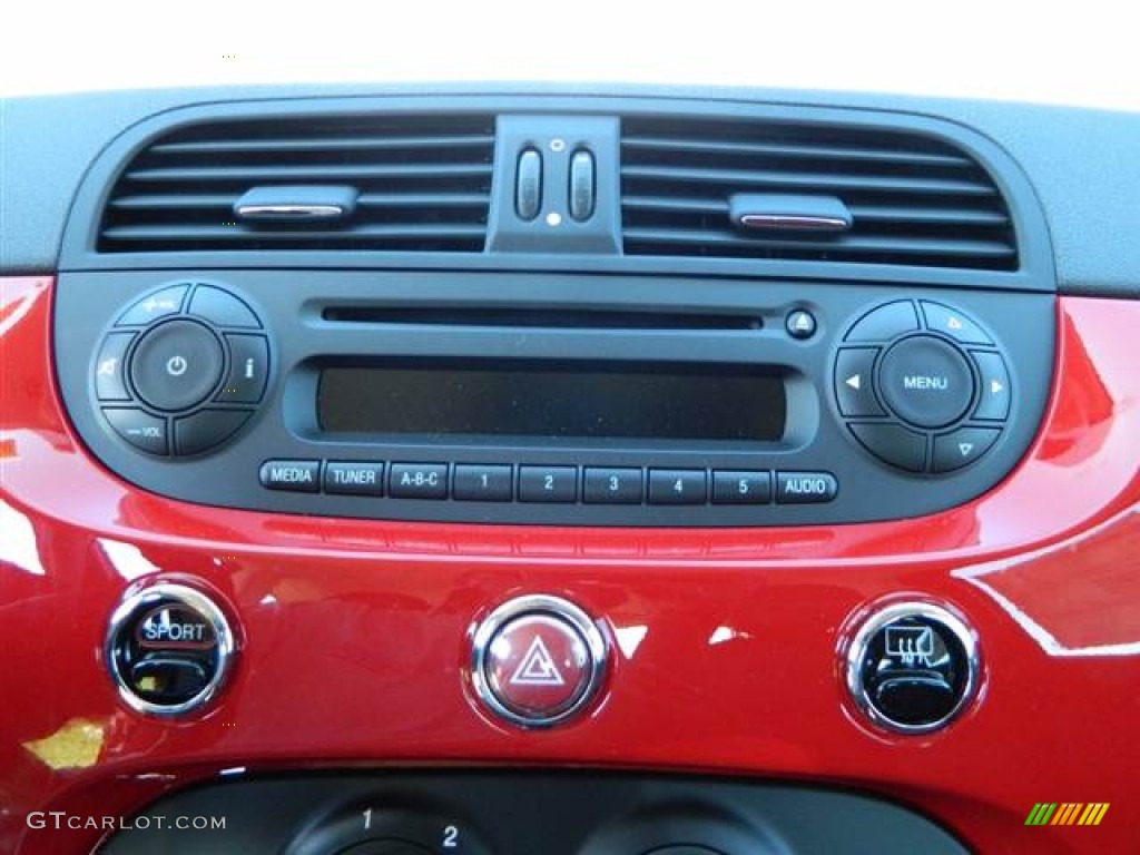 2013 Fiat 500 Pop Audio System Photo #73012942