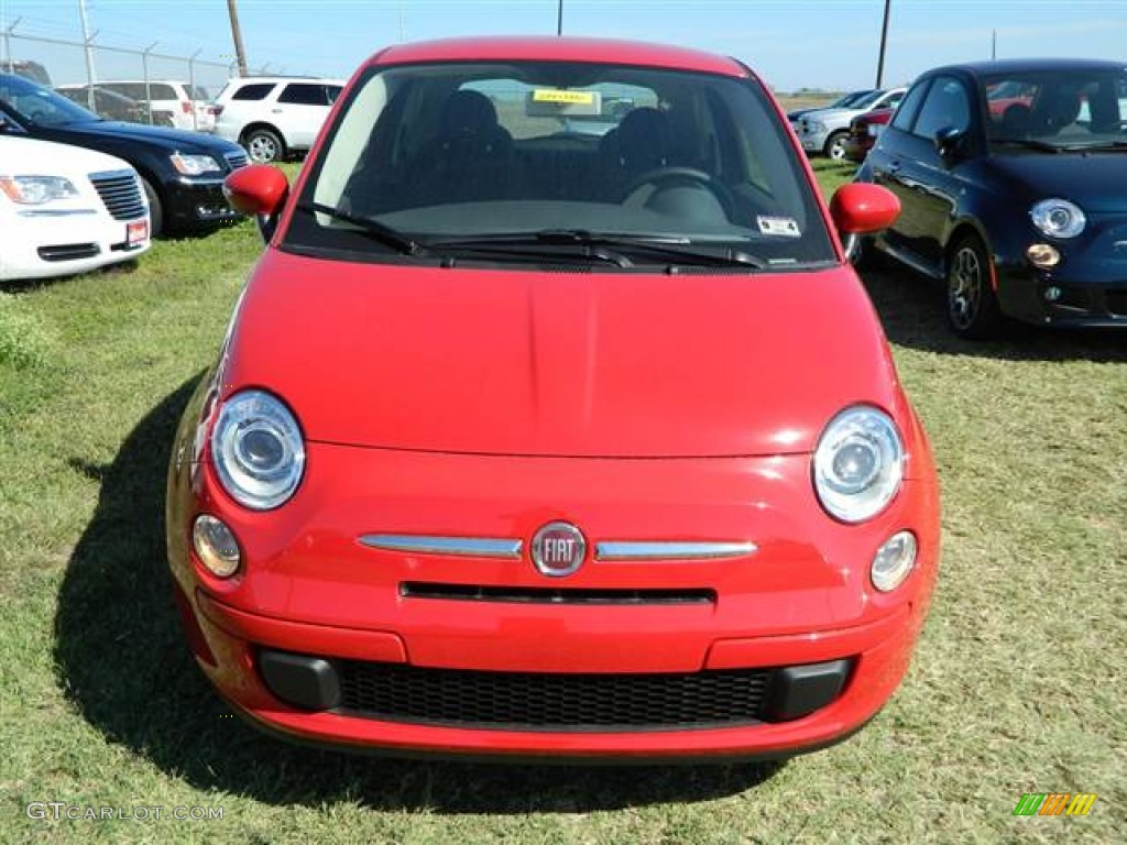 Rosso (Red) 2013 Fiat 500 Pop Exterior Photo #73012992