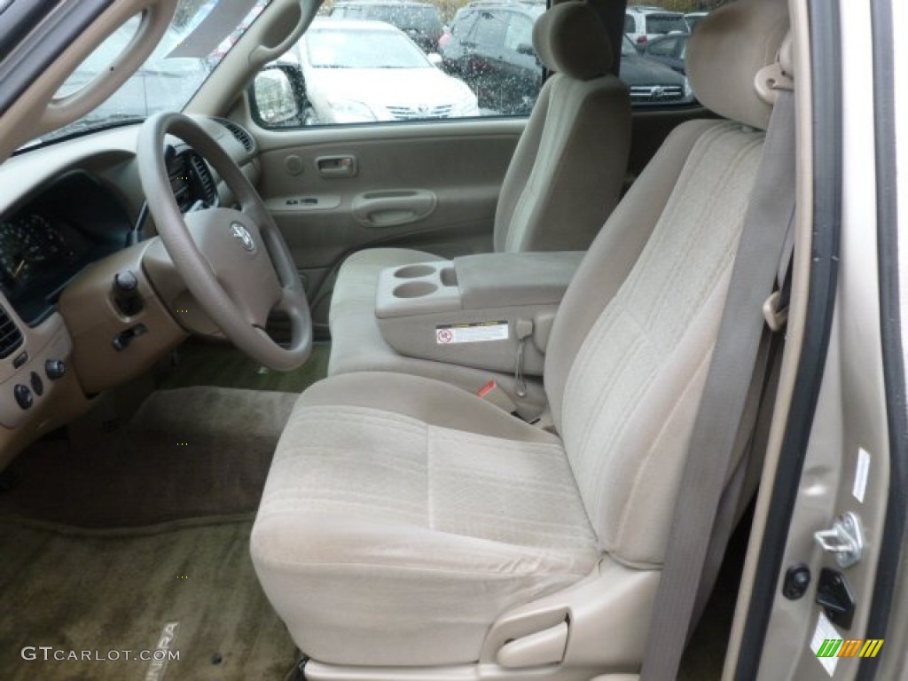 2004 Tundra SR5 Access Cab 4x4 - Desert Sand Mica / Oak photo #15
