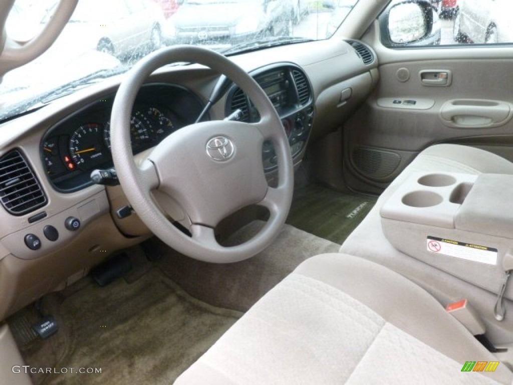 2004 Tundra SR5 Access Cab 4x4 - Desert Sand Mica / Oak photo #16