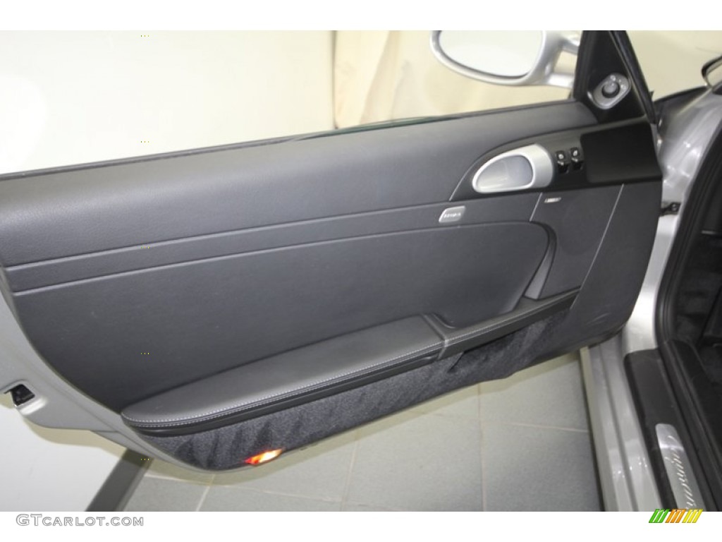 2007 Porsche Cayman S Black Door Panel Photo #73013506
