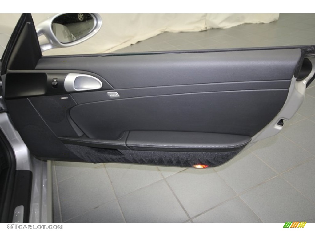 2007 Porsche Cayman S Black Door Panel Photo #73013812