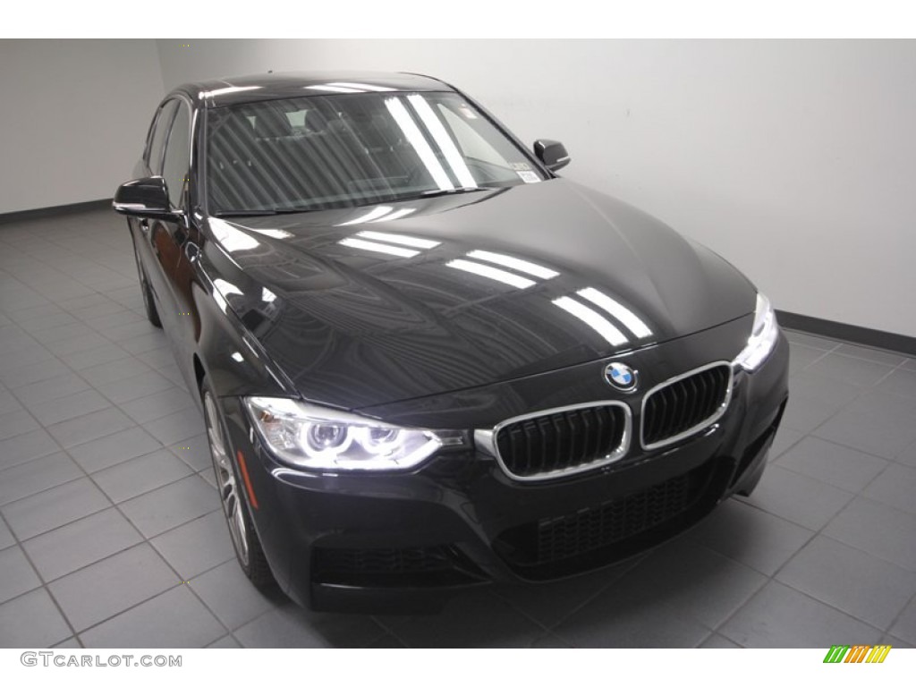 2013 3 Series 335i Sedan - Black Sapphire Metallic / Black photo #5