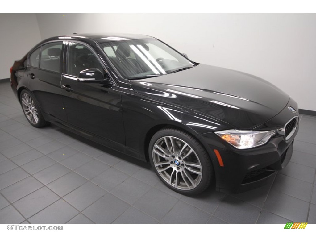 2013 3 Series 335i Sedan - Black Sapphire Metallic / Black photo #6