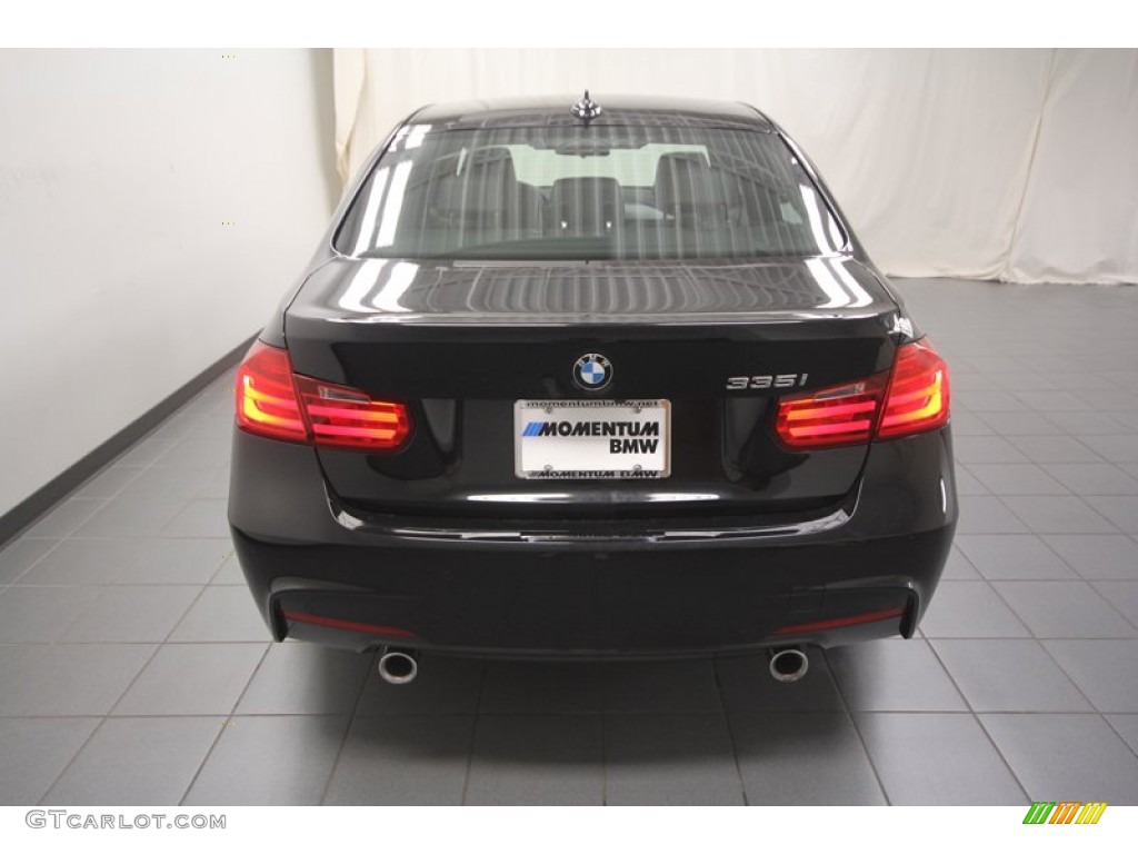 2013 3 Series 335i Sedan - Black Sapphire Metallic / Black photo #9