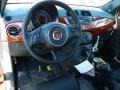 Sport Nero/Nero (Black/Black) 2013 Fiat 500 Sport Dashboard