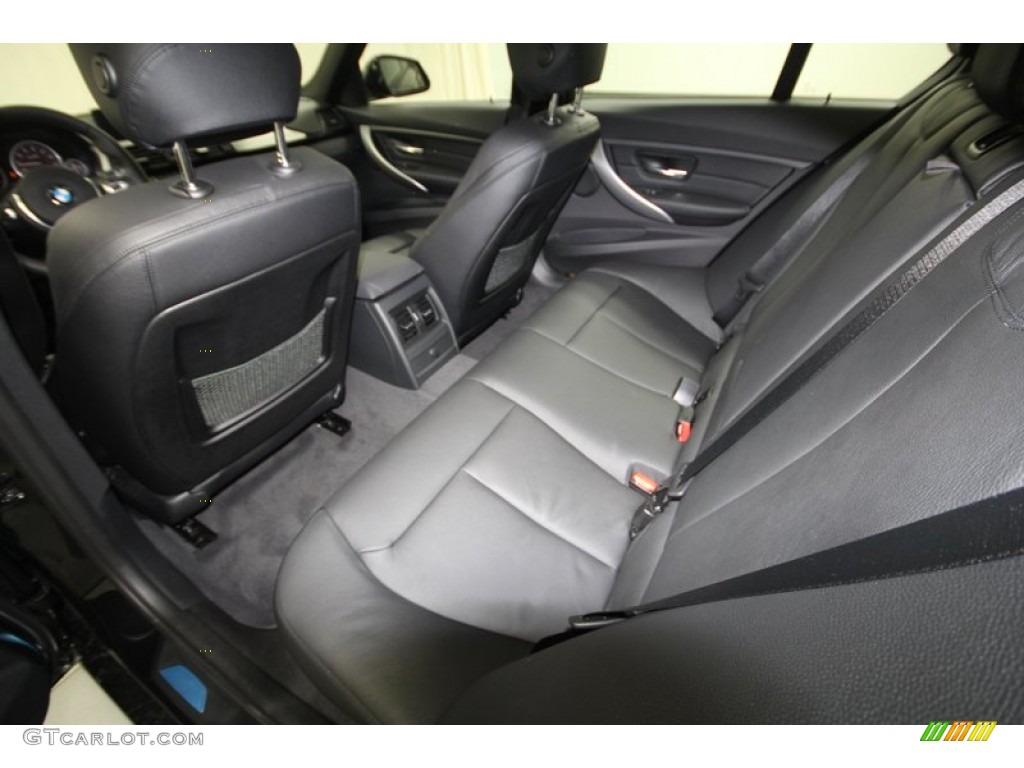 Black Interior 2013 BMW 3 Series 335i Sedan Photo #73014940