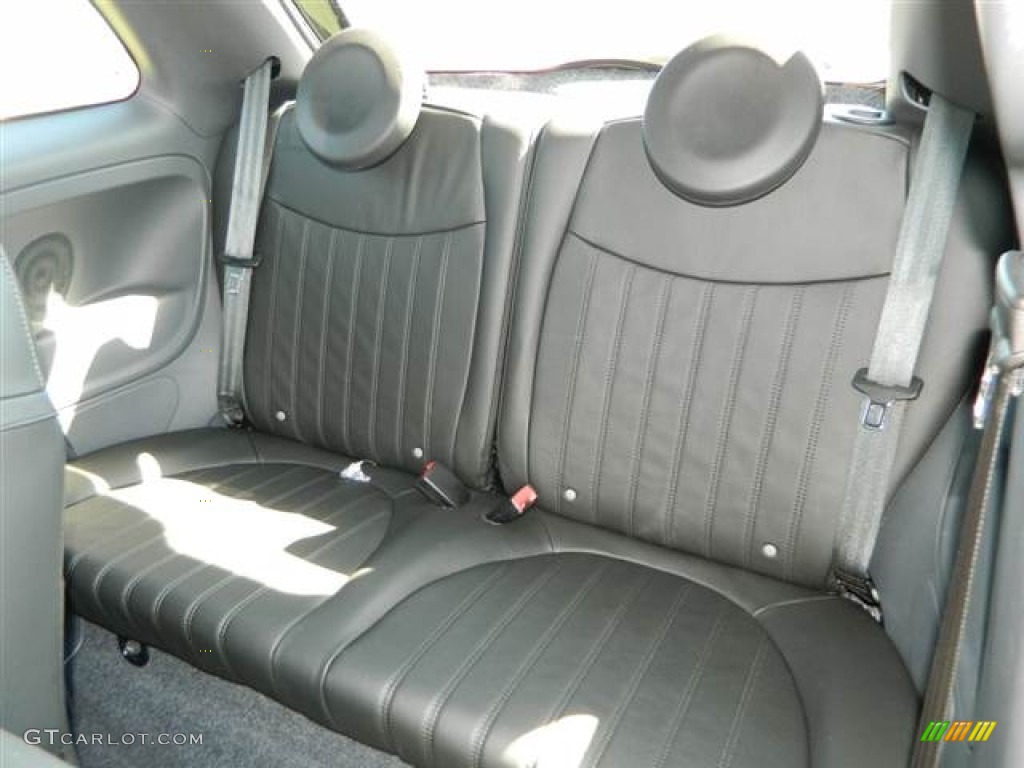 2013 Fiat 500 Sport Rear Seat Photo #73015081