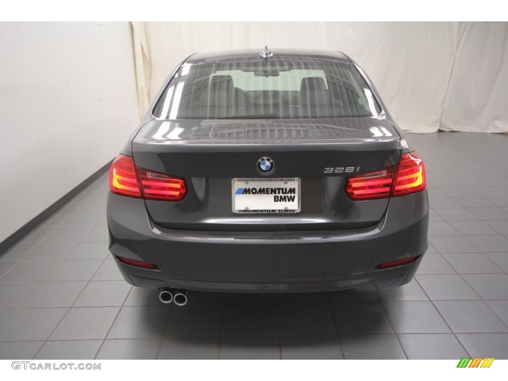 2013 3 Series 328i Sedan - Mineral Grey Metallic / Black photo #10